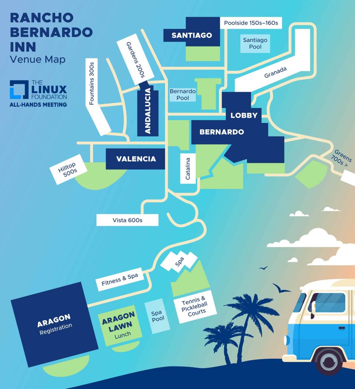 Rancho Bernardo Inn Venue Map